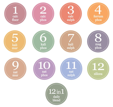 The 12 cell salts