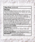 Daily Blend Drug Facts continued: warnings, directions and inactive ingredients (lactose, magnesium stearate)